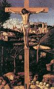 BELLINI, Giovanni Crucifixion yxn oil on canvas